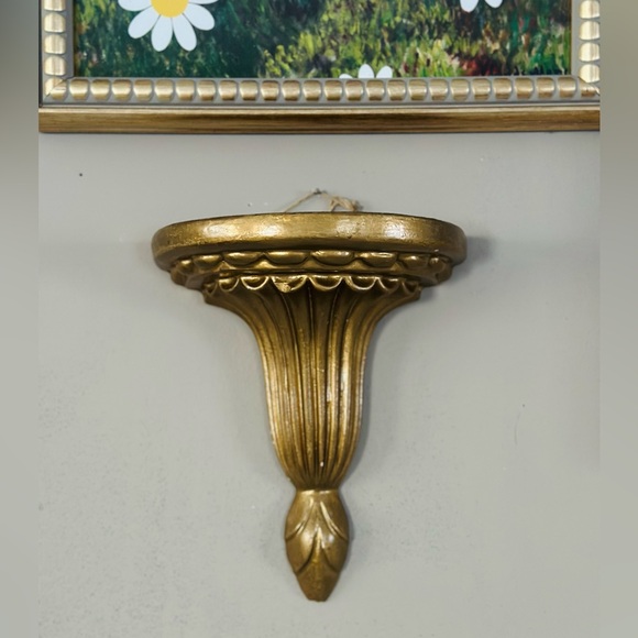 Other - Vintage Florentine demilune wall shelf